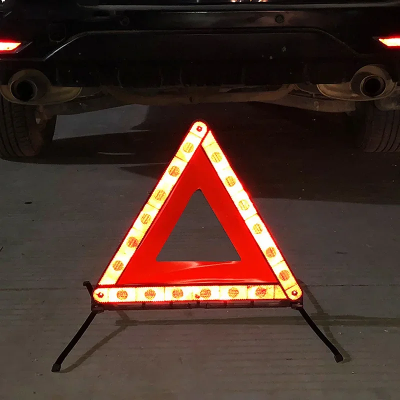 Emergency Exit Sign - Auto-Dreieck-Reflektor-Stativ, Notfall-Warnreflektor, Sicherheitswarnaufkleber, faltbares Stoppschild, Autozubehör