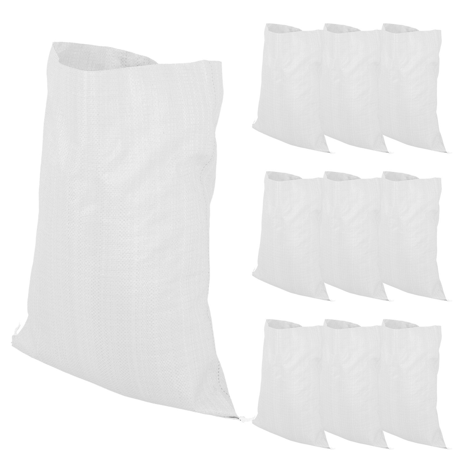 Flood Barrier Bag - 20 Stück Hochleistungs-Sandbags zur Hochwasserschutz, Weiß