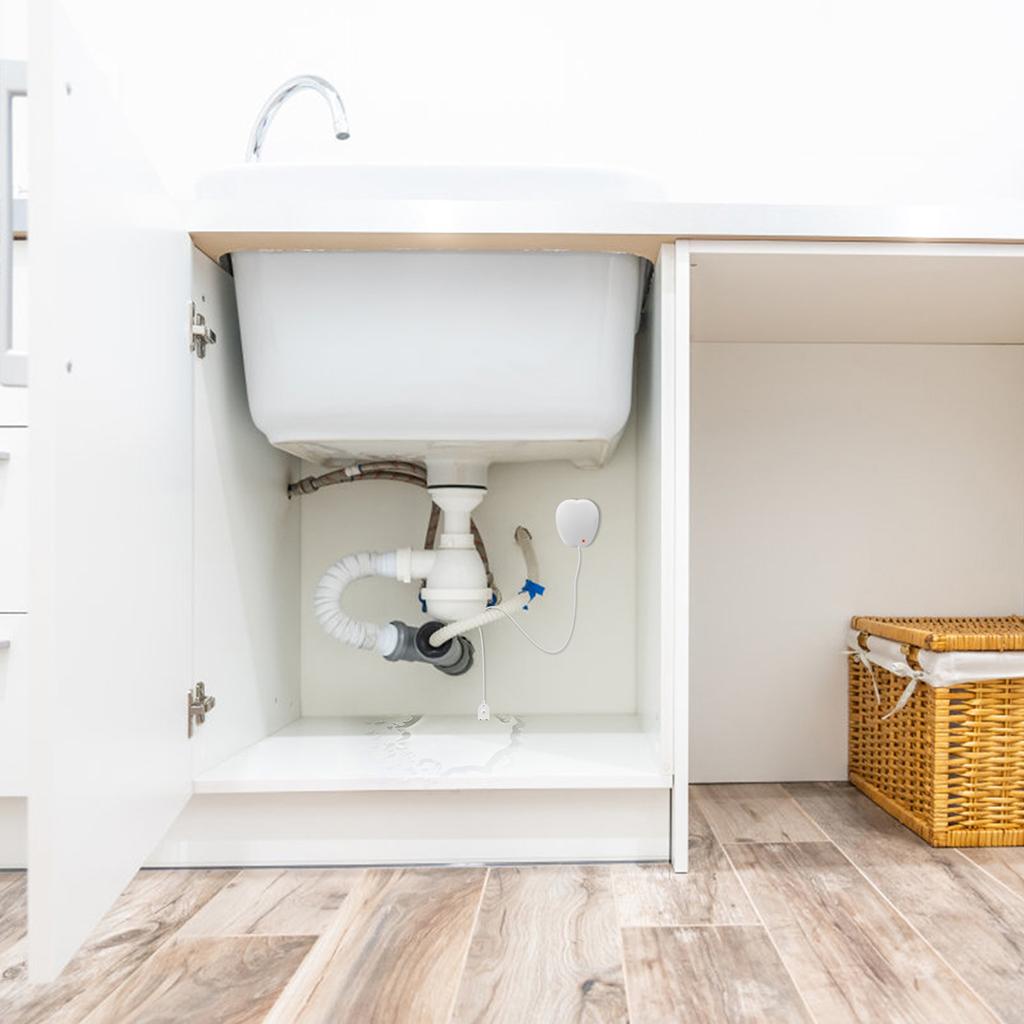 Water Alarm Sensor - Kabelloser Wasserleck-Alarm mit batteriebetriebener Fernwarnfunktion für