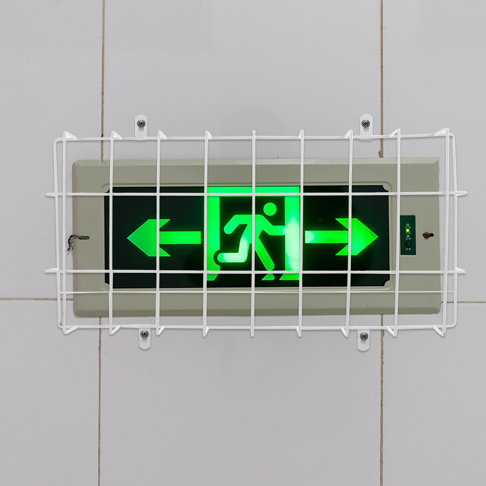 Wandmontierte Metallgitter-Not – Emergency Exit Sign Bewertung und Preis