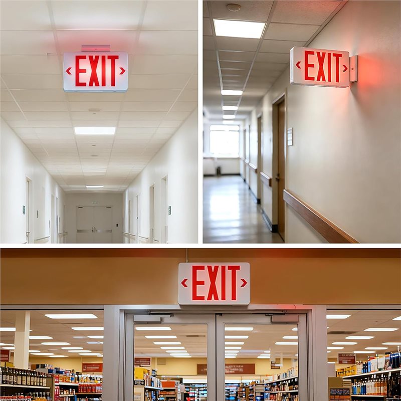 [NEU! A25P] Rotes Notausgangss – Emergency Exit Sign Bewertung und Preis
