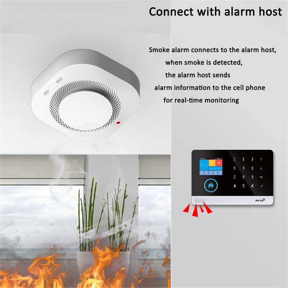 433MHz Kabelloser Rauchmelder  – Smoke Detector Interconnected Bewertung und Preis