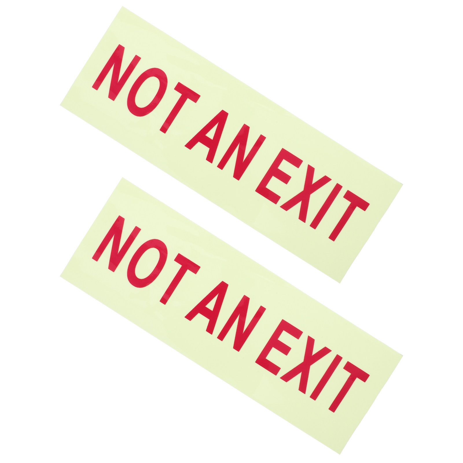 2 Stück selbstklebende, im Dun – Emergency Exit Sign Bewertung und Preis